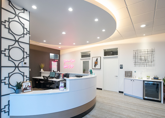 Front desk at Dental Designs of Maryland